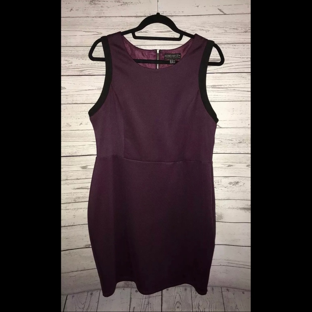 Sophiaticated Maroon Forever 21 Plus size 1x